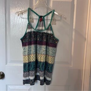 H & M Multicolor Boho Tank Top